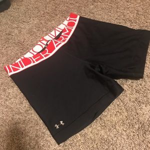 Spandex workout shorts